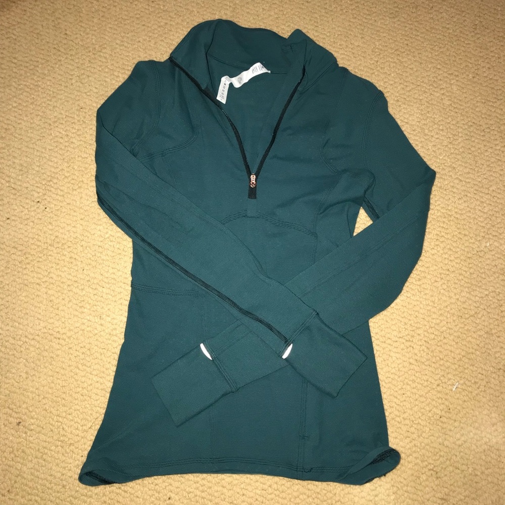 Green Lulu Lemon Sweat jacket